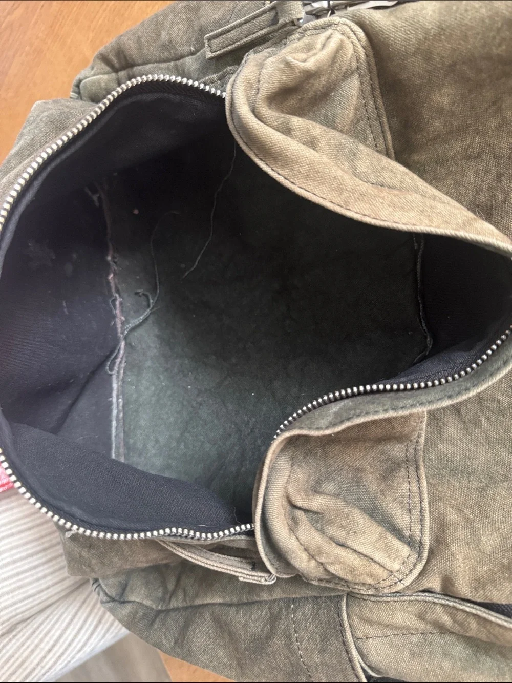 Stussy canvas backpack